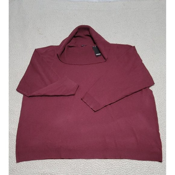 Torrid Womens Red Long Sleeve Cowl Neck Sweater Ultra Soft Tunic Size‎ 5X NWT - Picture 6 of 12